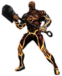 alternate_costume beard body_markings corruption dark_skin glowing_eyes hammer luke_cage male_only malesub marvel_avengers_alliance marvel_comics mustache official possession simple_background solo super_hero tech_control topless transparent_background weapon western whitewash_eyes rating:Safe score:0 user:MesMerZ