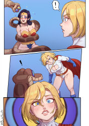 bare_legs black_hair blonde_hair blue_eyes blush breasts chin_hold cleavage cleavage_cutout coils comic confused dc_comics disney drool femsub happy_trance huge_breasts hypnotic_eyes kaa kaa_eyes large_breasts large_hips legs leotard long_hair m4ns0n maledom multiple_girls muscle_girl open_mouth power_girl short_hair smile snake the_jungle_book wonder_woman rating:Questionable score:304 user:Disastermaster55