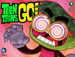 beast_boy comic cover dc_comics green_hair green_skin male_only official solo super_hero tech_control teen_titans teen_titans_go! text western rating:Questionable score:3 user:AcidPanic