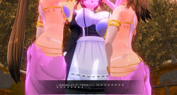 3d breasts brown_hair custom_maid_3d_2 female_only femdom femsub happy_trance harem_outfit large_breasts maid memetic_control sennoudaisuki text translated rating:Questionable score:4 user:YuriLover2