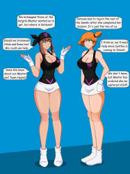 brown_hair dialogue dlobo777 empty_eyes femsub large_breasts may misty nintendo orange_hair pokemon short_hair team_hypno text rating:Questionable score:8 user:Proyecto38