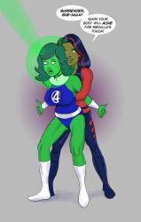 beam black_hair boots cameltoe crossover dc_comics erect_nipples female_only femdom femsub green_hair green_skin hypnotized_dom marvel_comics mike184 multicolored_hair open_mouth red_hair red_she-hulk red_skin she-hulk sketch super_hero text traditional western whitewash_eyes wrestling rating:Questionable score:11 user:Grim