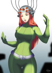bodysuit breasts femsub green_eyes haryudanto helmet large_breasts long_hair red_hair sam tech_control totally_spies rating:Questionable score:42 user:TheGoodShank