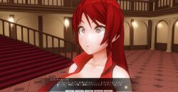 3d breasts custom_maid_3d_2 dialogue kamen_writer_mc large_breasts long_hair mc_trap_town red_hair rina_(mc_trap_town) text translated rating:Explicit score:4 user:Cmhjunkie