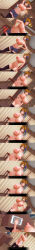 3d absurdres bottomless breasts comic custom_maid_3d_2 femsub hard_translated kamen_writer_mc large_breasts masturbation nipples nude rika_(made_to_order) spiral_eyes symbol_in_eyes tech_control text topless translated rating:Explicit score:21 user:Salinus