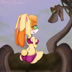 breasts bunny_girl disney female_only femsub furry happy_trance hypnofood hypnotic_eyes kaa kaa_eyes large_breasts lingerie lompich_(colorist) short_hair snake sonic_the_hedgehog_(series) the_jungle_book underwear vanilla_the_rabbit rating:questionable score: user:hypno