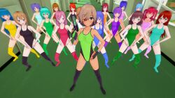 3d body_control brown_hair femdom femsub haigure haigure_ayami haigure_ayami_(artist) happy_trance leotard multiple_girls multiple_subs original raygun rating:Questionable score:2 user:Proyecto38