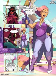 comic dracedomino_(writer) glimmer nsfani pregnant shadow_weaver she-ra_and_the_princesses_of_power text rating:Questionable score:6 user:NSFAni