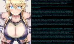 blonde_hair blue_eyes breasts caption cleavage dueling_hypnotists femdom glowing glowing_eyes hanging_breasts huge_breasts hypnotic_breasts hypnotic_eyes hypnotized_hypnotist iowa_(kantai_collection) kantai_collection large_breasts leaning_forward looking_at_viewer manip nobody67_(manipper) okitsugu pov pov_sub symbol_in_eyes text rating:Questionable score:151 user:Nobody67