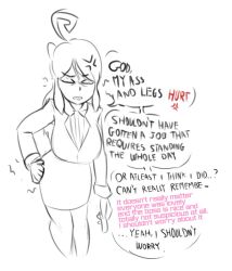  femsub humor lily_(mahoumonsterart) mahoumonsterart text unaware  rating:safe score: user:sonicfan150