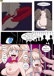 blue_eyes bottomless breasts collar comic dangan_ronpa femsub group_sex happy_trance heterosexual junko_enoshima large_breasts long_hair maledom multiple_boys multiple_penises nude open_mouth orgy penis phantom_penis savalkas text topless twintails rating:Explicit score:124 user:HypnoticLunatic