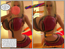 3d ass_expansion bimbofication bra breast_expansion breasts bubble_gum candy comic dialogue erect_nipples fishnets hair_growth high_heels huge_breasts hypnotic_food large_breasts large_lips lipstick long_nails midriff mrphoenyxx nail_polish pink_lipstick short_skirt skirt speech_bubble stripper text tied_hair transformation twintails underwear very_long_hair rating:Questionable score:23 user:MasterFen