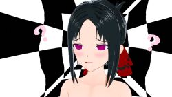  3d animated black_hair breasts cleavage clothed drool female_only femdom femsub fujiwara_chika happy_trance hypnotic_eyes kaguya-sama_love_is_war kaguya_shinomiya long_hair open_mouth pink_hair roller sexuality_change short_hair straight-cut_bangs straight_to_gay topless video  rating:explicit score: user:hyreader