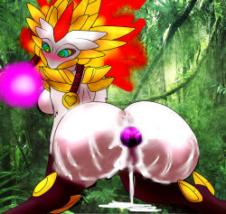 alternate_costume anal anus armor ass ass_focus bikini_bottom blush bottomless butt_plug cum cum_in_ass cum_on_ass dildo femsub flame happy_trance huge_ass hypnotic_orb kaa_eyes kindred_(league_of_legends) kneeling league_of_legends looking_back mask orb pussy pussy_juice sex sex_toy zarvex3 rating:Explicit score:11 user:Zarvex3