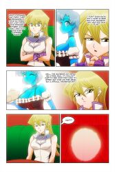 absurdres alexis_rhodes blonde_hair blue_eyes blue_hair blue_skin breasts brown_eyes cleavage comic crossover empty_eyes femsub forced_employee happy_trance large_breasts long_hair sailor_mercury sailor_moon_(series) short_hair text tray unaware wadevezecha waitress yu-gi-oh! yu-gi-oh!_gx rating:Questionable score:129 user:daveyboysmith9