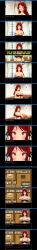 3d absurdres breasts comic custom_maid_3d_2 empty_eyes kamen_writer_mc large_breasts long_hair maid maid_headdress red_hair rina_(mc_trap_town) spiral_eyes symbol_in_eyes text topless trigger rating:Explicit score:23 user:Salinus