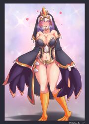  cleavage eshie femsub happy_trance large_breasts long_hair navel open_mouth promenade_thrush purple_eyes purple_hair smile spiral_eyes yu-gi-oh!  rating:questionable score: user:sk00