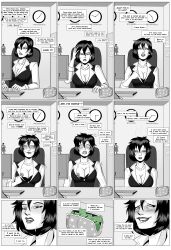 absurdres breasts clothed comic corruption dc_comics denial drool empty_eyes female_only femsub happy_trance large_breasts lip_biting lois_lane masturbation monochrome open_clothes orgasm_denial polmanning resisting super_hero text western rating:Explicit score:122 user:solddate