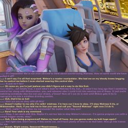 3d brown_hair caption dialogue female_only femdom femsub hypnotic_accessory hypnotized_hypnotist microchip multiple_girls open_mouth overwatch resisting smile sombra_(overwatch) spllcstr tech_control text tracer rating:Questionable score:31 user:Spllcstr