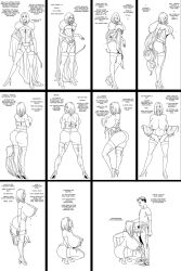 bimbofication bottomless breasts cleavage comic dialogue emma_frost fellatio femsub garter_belt garter_straps gloves greyscale hand_on_head high_heels huge_breasts lactation long_hair maledom marvel_comics open_mouth opera_gloves original pegasus_(artist) penis riding_crop short_hair super_hero text thighhighs tongue tongue_out topless undressing white_queen x-men rating:Explicit score:113 user:TheGoodShank
