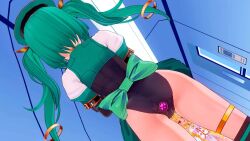 3d animated ass ass_focus blonde_hair boots bow bow_tie butt_plug cameltoe female_only femsub flare_(ts_mahou_shoujo_nao!) garter gloves green_hair hat hypnotic_accessory koikatsu! lapis_(ts_mahou_shoujo_nao!) leotard magical_girl miniskirt moawi1 multiple_girls opera_gloves orange_eyes pussy_juice smile tech_control ts_mahou_shoujo_nao! twintails vibrator video rating:Questionable score:31 user:VortexMaster