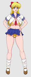 bimbofication bra corruption exposed_chest femsub glamour_works navel sailor_moon_(series) sailor_venus thong rating:Questionable score:44 user:sluggy_free