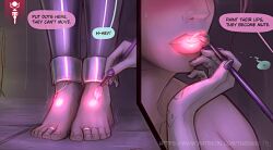 barefoot feet female_only femsub glowing magic muscle_girl paint text the_dai_li western rating:Safe score:78 user:TDL