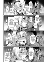 ahegao bottomless breasts cell_phone comic fellatio greyscale hard_translated heart huge_breasts kissing licking monochrome mother_and_daughter nude oral scientist sex symbol_in_eyes tagme tawara_hiryuu text topless translated rating:Explicit score:10 user:L12@