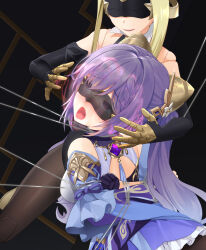 angry bondage corruption female_only femsub genshin_impact herrscher_of_dominance honkai_impact_3rd keqing m-chan open_mouth skirt tagme rating:Questionable score:55 user:moonfinger