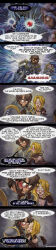 absurdres armor aware blonde_hair body_control brown_hair comic eddlai608 humor magic maledom malesub mind_flayer original ruined_life text wholesome rating:Safe score:29 user:anonlv000