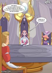 adora comic dracedomino_(writer) glimmer nsfani queen queen_angella she-ra_and_the_princesses_of_power text rating:Safe score:29 user:somesuchnonsense