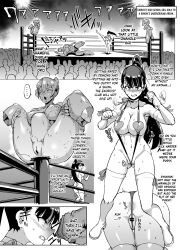 angry anus aware bikini black_hair blush breasts censored demon demon_boy dialogue english_text fan_no_hitori femsub hard_translated heart heart_pasties inanimate_object jk_exorcism_club long_hair maledom monochrome multiple_boys multiple_girls multiple_subs nipples nude pasties petrification ponytail pussy sling_bikini text translated violence rating:Explicit score:3 user:Bootyhunter69