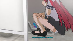 3d 3d_custom_girl alien humor julienx manip red_hair text theheckle_(manipper) toilet rating:Questionable score:9 user:theheckle