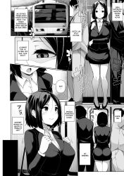 black_hair bottomless bouncing_breasts breasts comic dialogue empty_eyes expressionless greyscale hair_pulling large_breasts long_hair monochrome nipple_tweak nude penis sakamata_nerimono school_uniform short_hair sisters spanish tagme text topless twintails ugly_bastard rating:Explicit score:4 user:L12@