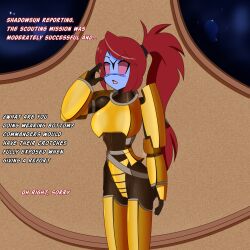 alien altered_common_sense armor femsub ponytail red_hair shadowsun text warhammer_40k rating:Questionable score:24 user:IDPet