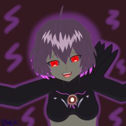 bernadetta_von_varley bottomless corruption evil_smile female_only femsub fire_emblem fire_emblem_three_houses glowing looking_at_viewer nintendo pov pov_sub short_hair simulated_paizuri smile topless usakiki yandere rating:Questionable score:5 user:UsaKikiArtist