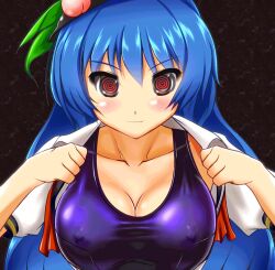  animated animated_eyes_only animated_gif blue_hair blush breasts female_only femdom femsub hat honda_takaharu hypnotic_eyes large_breasts looking_at_viewer manip one-piece_swimsuit pov pov_sub school_swimsuit spiral_eyes swimsuit symbol_in_eyes tenshi_hinanawi touhou vegita625_(manipper)  rating:questionable score: user:hypno