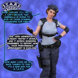 before_and_after bimbofication brown_hair comic female_only femsub grakio jill_valentine police_uniform policewoman resident_evil text transformation rating:Explicit score:29 user:da_janitor2