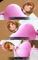 3d breasts comic custom_maid_3d_2 drool empty_eyes expressionless female_only femsub huge_breasts kamen_writer_mc rika_(made_to_order) self_hypnosis solo text translated xenon3131_mc rating:Explicit score:8 user:JustChilling