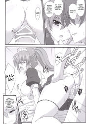 altered_common_sense breasts doggy_style exposed_chest fellatio huge_breasts licking magic magical_girl_lyrical_nanoha maid monochrome oral panties penis ponytail sex signum tagme text translated rating:Explicit score:9 user:L12@