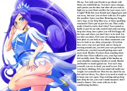 blue_eyes blue_hair breasts caption caption_only cure_diamond doki_doki!_precure enemy_conversion femdom glasses high_heels hypnotic_accessory hypsubject_(manipper) large_breasts looking_at_viewer manip ponytail pov pov_sub precure rikka_hishikawa text very_long_hair rating:Questionable score:59 user:HypnoShy