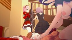 3d albedo_(overlord) armor asphyxiation black_hair brown_eyes brown_hair choking cyanstargazer fate/grand_order fate_(series) femsub fire_emblem fire_emblem_engage happy_trance headband koikatsu! lapis_(fire_emblem) large_breasts maid mashu_kyrielight multiple_girls multiple_subs nintendo overlord persona_(series) persona_3 pink_hair resisting shield tears yellow_eyes yukari_takeba rating:Questionable score:17 user:CyanStar