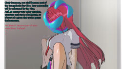 3d 3d_custom_girl alien humor julienx manip red_hair text theheckle_(manipper) rating:Questionable score:15 user:theheckle