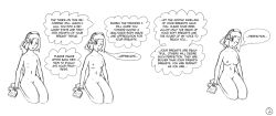 breast_expansion breasts comic dialogue drool female_only femsub hypnosisisgreat hypnotic_audio original short_hair simple_background sketch small_breasts solo tech_control text rating:Explicit score:24 user:HypnosisIsGreat