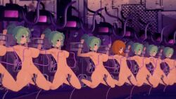 3d animated animated_gif bouncing_breasts brown_hair cables clone collar corruption dead_source electricity empty_eyes expressionless female_only femsub green_hair higurashi_no_naku_koro_ni koikatsu! large_breasts mion_sonozaki multiple_girls multiple_subs navel nude ponytail pubic_hair rena_ryuugu restrained short_hair small_breasts tech_control the_doctor_224 thick_thighs vaginal vibrator wires rating:Explicit score:27 user:VortexMaster