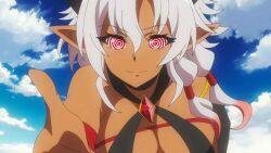  animated animated_gif breasts dark_skin demon_girl femdom heine_(sentouin_hakenshimasu) hypnotic_eyes ivatent_(manipper) large_breasts monster_girl sentouin_hakenshimasu  rating:questionable score: user:evilpoints