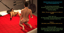 ass bed bedroom blue_eyes breast_grab breasts brown_eyes brown_hair chains femsub glasses groping hypno-tato jacket maledom nude skinsuit spiral spiral_eyes spiralwash_eyes spread_legs standing suit sunglasses tagme tech_control text tie tight_clothing weapon zipper rating:Explicit score:5 user:Hypno-tato