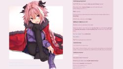 astolfo_(fate/grand_order) caption drool fate/grand_order fate_(series) feet finger_snap haelo_(manipper) hypnotic_feet leggings male_only maledom manip pov pov_sub shoes text rating:Explicit score:119 user:Haelo