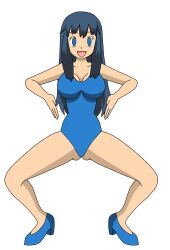  blue_eyes blue_hair dawn empty_eyes femsub haigure happy_trance laprasking long_hair nintendo open_mouth pokemon pokemon_(anime) pokemon_diamond_pearl_and_platinum smile swimsuit  rating:questionable score: user:proyecto38