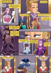adora cleavage comic dracedomino_(writer) entrapta glimmer mermista nsfani perfuma queen queen_angella she-ra_and_the_princesses_of_power spinnerella text undressing rating:Questionable score:33 user:somesuchnonsense